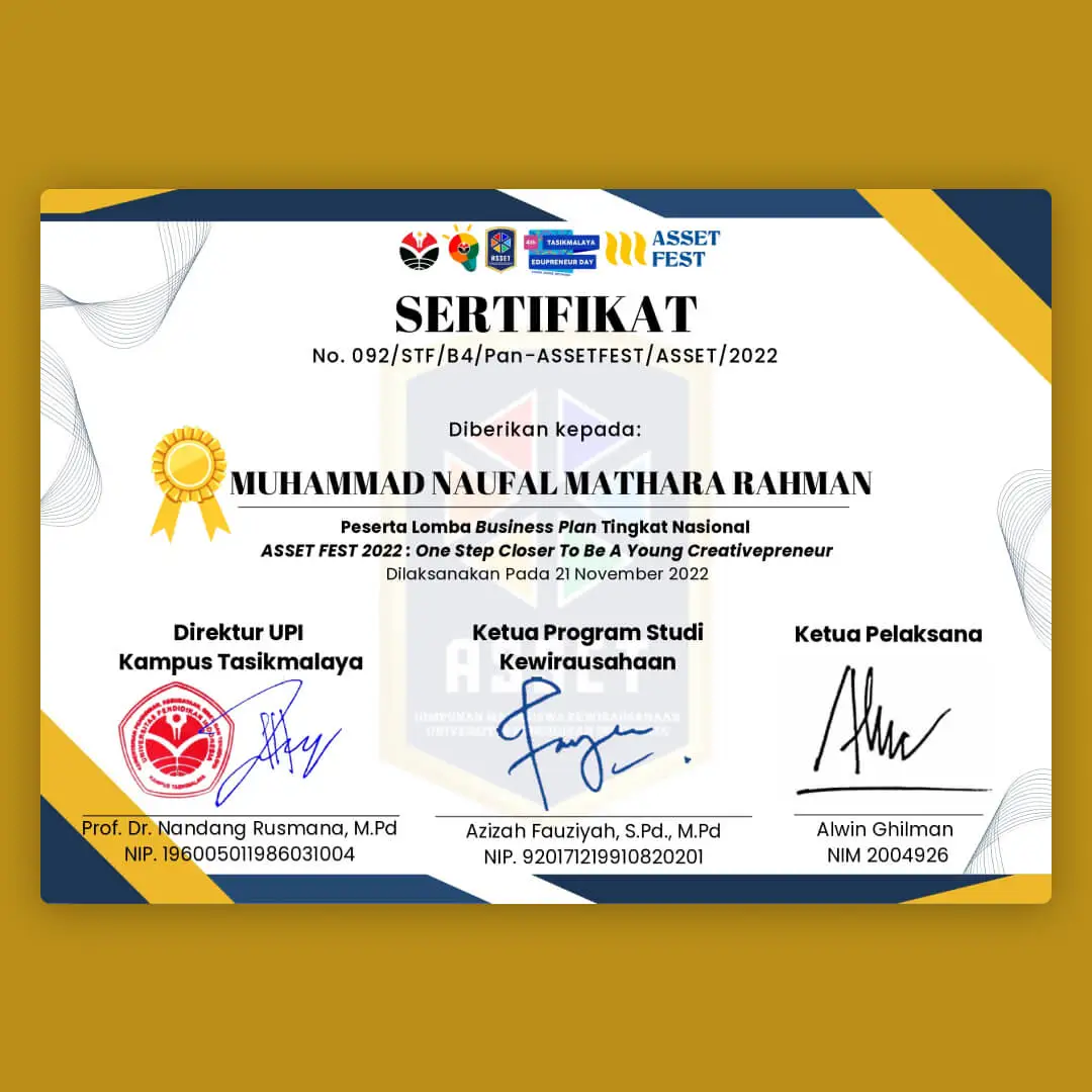 assetfest cert