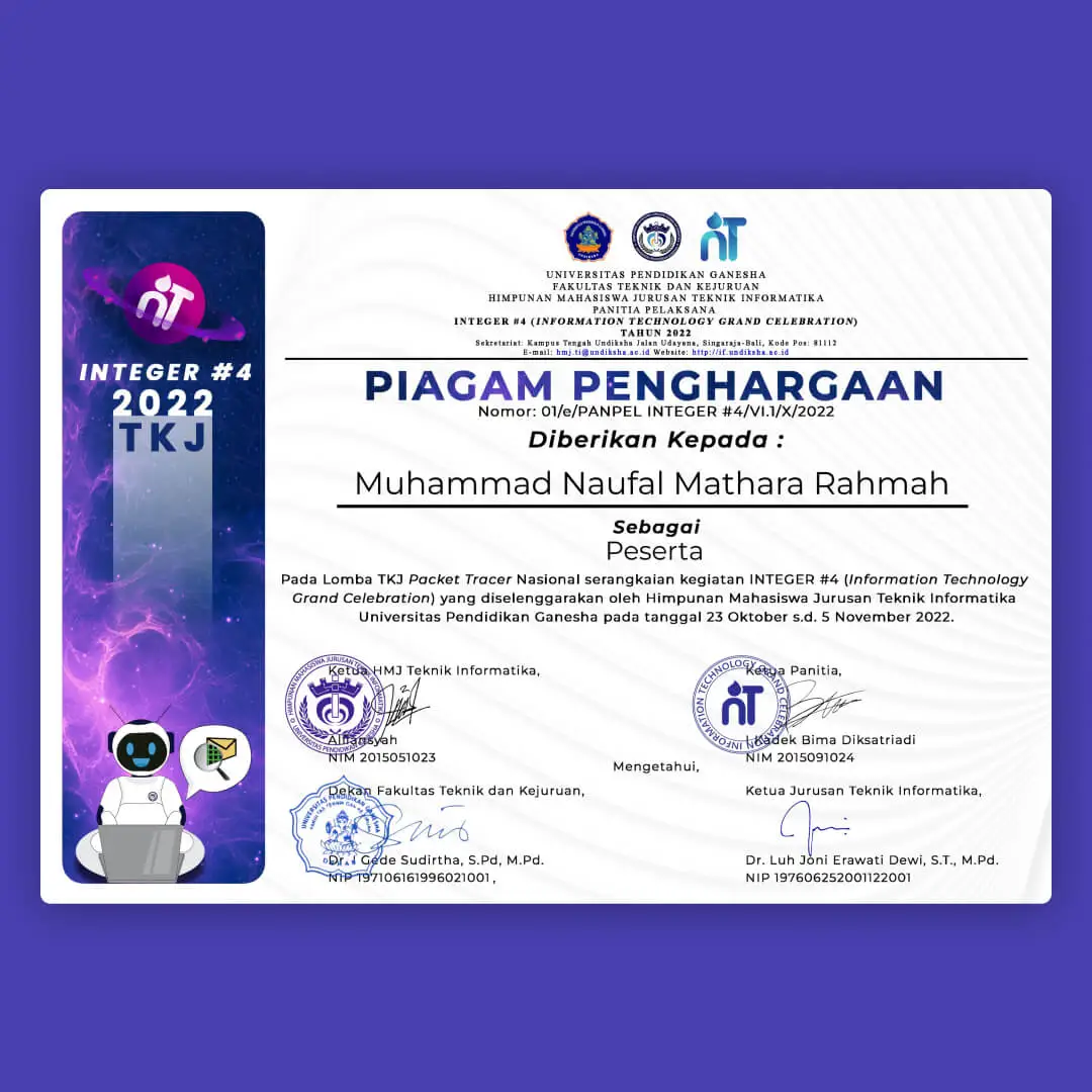 integer cert